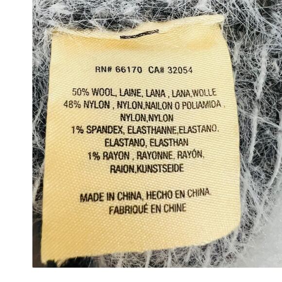 Anthropologie Sleeping on Snow Faroe Wool blend fuzzy sweater - Picture 13 of 13